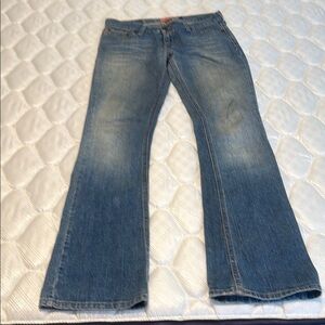 Hollister Blue Flare Wide Leg Jeans